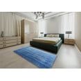 thumbnail image 4 of Ahgly Company Indoor Square Mid-Century Modern Blue Eyes Blue Persian Area Rugs, 3' Square, 4 of 6