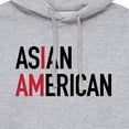 thumbnail image 3 of Instant Message - I Am Asian American  - Men's Pullover Hooded Fleece Sweatshirt, 3 of 6