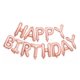 thumbnail image 1 of Juego de decoraciones para fiesta de feliz cumpleaños de 16 pulgadas, niños, niñas, mujeres, suminis Abanopi Rosa Dorado, 1 of 4