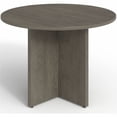 thumbnail image 6 of Lorell LLRPT42RGE 42 in. Prominence Round Laminate Conference Table, Gray Elm, 6 of 6