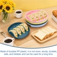 thumbnail image 4 of Uxcell 2 Pack Tortilla Warmer Container, Tortilla Holder with 4 Compartments, Mexican Taco Warmers 10" x 10" Plastic Tortilla Containers for Restaurant Plating Picnic Tableware, Yellow, 4 of 6