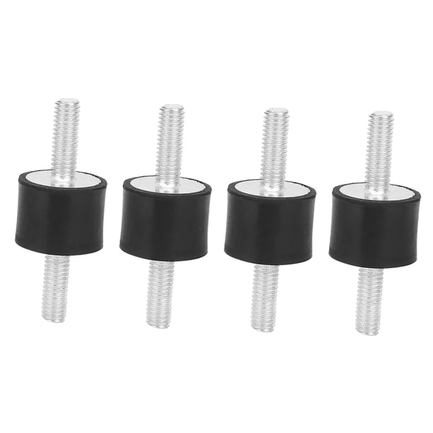 4 UDS M6 SOPORTES DE GOMA AMORTIGUADOR ANTI VIBRACIÓN SILENTBLOCK COCHE BARCO BOBINAS
