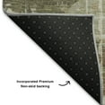 thumbnail image 5 of Addison Rugs Mayfield Premium Machine Washable Transitional Geometric Fern Runner Rug, 2'3" X 7'6" Machine Washable Transitional Geometric Fern Oversized Sherpa Throw Blanket, 5 of 6