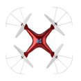 thumbnail image 1 of Drone cuadricóptero con control remoto de 2,4 GHz, juguete, modo sin cabeza, rollo 3D con cámara FPV (rojo), 1 of 4