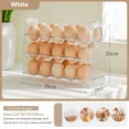 thumbnail image 3 of Caja de almacenamiento de huevos, organizador para refrigerador, contenedores de alimentos, estuche protector para mantenimiento fresco de huevos, bandeja dispensadora, cajas de almacenamiento de coci, 3 of 5