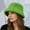 Green, variant on Winter Fashion Bucket Hat - Warm Fuzzy Faux Fur Hat for Women & Men, Unisex Versatile Plush Fisherman Cap, Comfortable Soft Ear Flaps for Skiing, Travel, Daily Casual, Orange