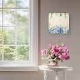 thumbnail image 4 of Framed Canvas Wall Art for Living Room Blue Hydrangea Wall Decor, Green Eucalyptus Leaves Vintage Aesthetic Paintings for Bedroom Office Kitchen, Ready to Hang Artwork Wall Pictures 8x8 Inch, 4 of 9
