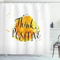 thumbnail image 1 of Ambesonne Wording Shower Curtain, Color Splash Words, 69"Wx84"L, Orange Black, 1 of 3