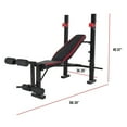 CAP Standard Weight Bench with Leg Press