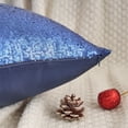 thumbnail image 5 of REGALWOVEN Sequin Throw Pillow Covers, Pack of 2 Glitter Decorative Pillow Cases Personalized Cushion Covers Dark Blue 18" x 18", 5 of 7