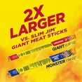 thumbnail image 2 of Slim Jim Monster Smoked Meat Stick, Honey BBQ Flavor, 1.94 Oz. 18-Count, 2 of 3