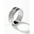 thumbnail image 2 of 1-1/10 Carat T.W. Diamond Men's 14kt White Gold Wedding Band, 2 of 5