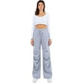 thumbnail image 4 of G-Style USA Women's Essential Wide Fit Fleece Sweatpants RJJ20766 Heather Grey Small, 4 of 5