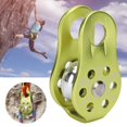 thumbnail image 3 of Spptty Poulie d'Escalade Extérieure, Poulie Simple d'Escalade, Poulie d'Escalade Extérieure Plaque Latérale Fixe Poulie Simple Outil de Survie en Haute Altitude Engrenage, 3 of 8