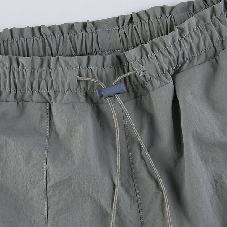 Women's Baggy Cargo Pants Drawstring Elastic Waist Pants for Running  Outdoor Indoor Fitness 