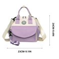 thumbnail image 1 of Dvruxg Lightweight Waterproof Diaper Bag for Moms - Cute & Compact Bag with Detachable Front Pocket - Spacious Multifunctional Storage - Adjustable Shoulder Strap, 1 of 2