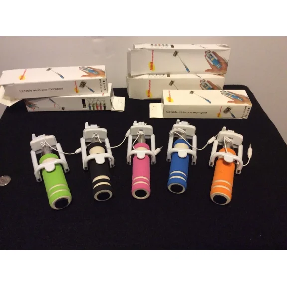 Foldable All-In-One Selfie Stick Mini Monopod