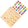 thumbnail image 3 of Worgeous 1 Set Wooden Learn Russian Alphabet Puzzle Russian Alphabet Educational Letter Puzzle, 3 of 8
