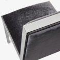 thumbnail image 2 of Upholstered Dining Chair with polished stainless steel frame, 2 of 6