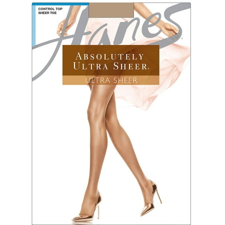 

Hanes Absolutely Ultra Sheer Control Top Toe Pantyhose Nude E Women s