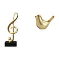 thumbnail image 1 of Escultura de resina con forma de nota musical moderna, figura de animal, centro de mesa creativo para decoración del hogar, la oficina, el escritorio, 1 of 8