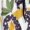 Black, variant on Snake And Moon Print Pajama Pants for Men,Men’s Pajama Bottoms,Mens PJ Pants with Pockets & Button Fly-3X-Large