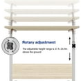 thumbnail image 2 of Soges Adjustable Movable Laptop Desk Built-in Slot Computer Desk for Bed Sofa ,Writing Table, Side Table,Maple, 2 of 8