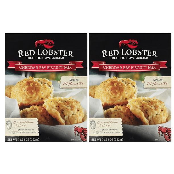 Red Lobster, Cheddar Bay Biscuit Mix , 11.36oz Box (2 Pack)