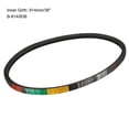 thumbnail image 3 of Correa de transmisión de goma negra Uxcell B914/B36 Drive V Belt Inner Girth 1 pieza, 3 of 5