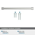 thumbnail image 5 of Amerock Faircrest 10-1/16 inch (256mm) Center-to-Center Polished Chrome Cabinet Pull, 5 of 7