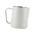 thumbnail image 3 of Jarra de leche para cafetera, jarra de , jarra de café, jarra de Metal para espumar leche, jarra de leche de acero inoxidable para espresso, Blanco Soledad Jarra para espumar leche, 3 of 10