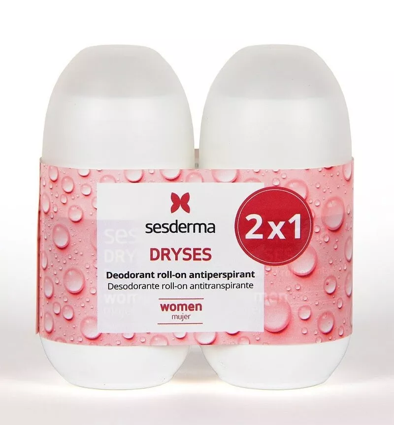 Sesderma Dryses Women Deodorant Roll on Antiperspirant 2x75ml
