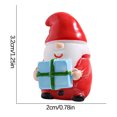 thumbnail image 3 of Dengmore Mini Santa Claus Ornament Christmas Miniature Figurines Mini Resin Santa Decoration For DIY Christmas Decoration, 3 of 4