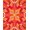Orange, Pattern 1, variant on ODIKA 4' x 6' Machine Washable Non-Slip Area Rug, Psychedelic Squiggle High Traffic Rug, Blue, 408636