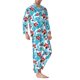 thumbnail image 2 of Fotbe Hawaiian Style Pijama de Hombre con Estampado de Manga Larga, Conjunto de 2 Piezas, Ropa de Dormir Suave y Cómoda con Bolsillos-XX-Large, 2 of 7