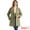 Pea Green, variant on DARING DIVA Women's Notched Lapel Double Breasted Raglan Sleeve Coat Pea Green S
