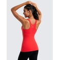 thumbnail image 2 of CRZ YOGA Butterluxe Tank Tops for Women Racerback Workout Padded Yoga Athletic Camisole with Built in Bra, 2 of 4