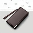 thumbnail image 2 of Fashion ID Long Wallet Solid Color Men Hasp Purse Multiple Card Slots Clutch Bag, 2 of 6
