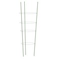 thumbnail image 2 of vidaXL Garden Plant Supports with 4 Rings 5 pcs Green 90 cm Steel, 2 of 5