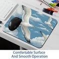 thumbnail image 6 of Seagull 8.3x9.8 Inch Square Printed Desk Mat Mouse Pad for Office and Gaming, Non-Slip Rubber Bottom, 6 of 6