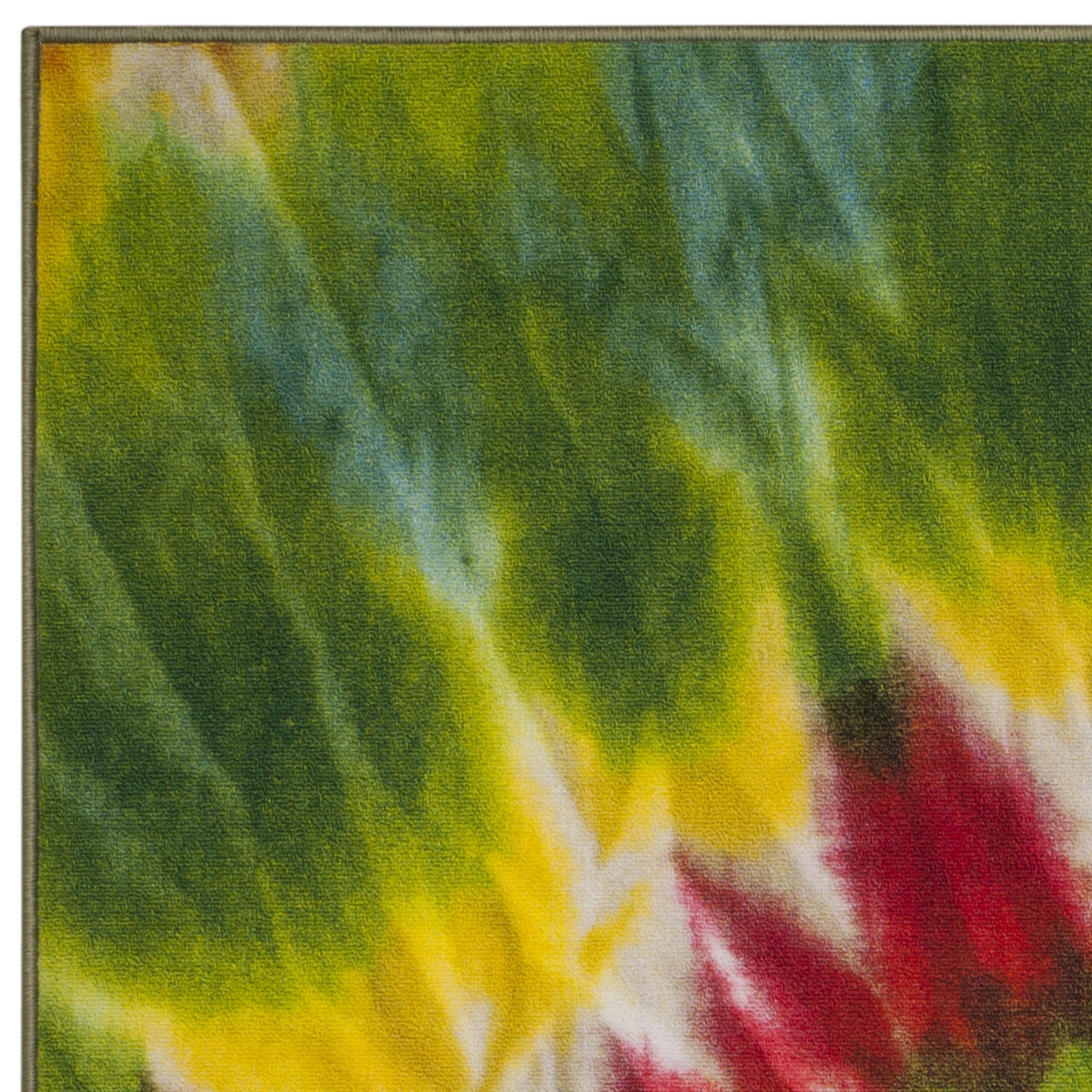 SAFAVIEH Paint Brush Cemal Colorful Area Rug, Green/Orange, 8' x 10' - image 5 of 6