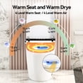 thumbnail image 5 of Leumius Smart Toilets with Built-in Bidet,Intelligent Toilet with Heated Bidet Seat,Auto Open/Close Seat,Dryer and Warm Water, 5 of 8