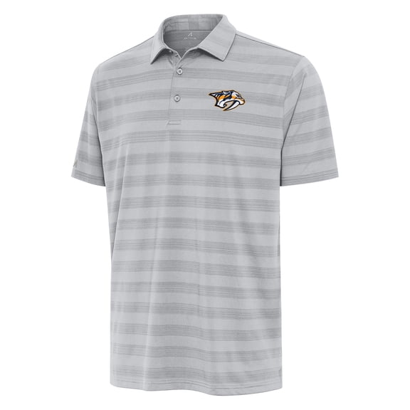 Men's Antigua Gray Nashville Predators Tunnel Polo