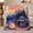 Lakeshore Cabin, variant on Sunset Over Majestic Peaks Mountain Landscape, Peaceful Mountain Lake Scene, Warm Flannel Blanket for Cabin and Lodge, Outdoor Lovers Camping Gift, Rustic Home Decor