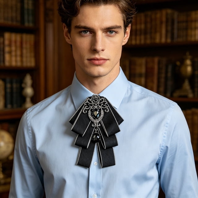 Aufmer Adjustable Strap Male Formal Bowtie Classic Solid Tone Design Comfortable Fit Structure For Groom Team Wedding Formal Dress Accessory Use