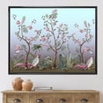 thumbnail image 2 of Designart 'Chinoiserie With Peonies and Birds II' Traditional Framed Canvas Wall Art Print, 2 of 5