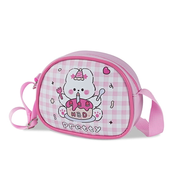 URSOFINE Cute Cartoon Crossbody Bag Lightweight Adjustable Shoulder Purse with 4 Fun Designs