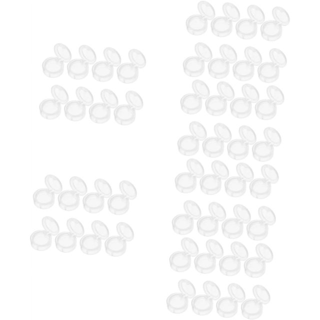 HUGFEGWE 48 Pcs Empty Eye Shadow Box Makeup Container Eyeshadow Container Make up Container Makeup Case Eyeshadow Case Empty Eyeshadow Organizer Makeup Accessories Eyeshadow Holder CJB91-136471