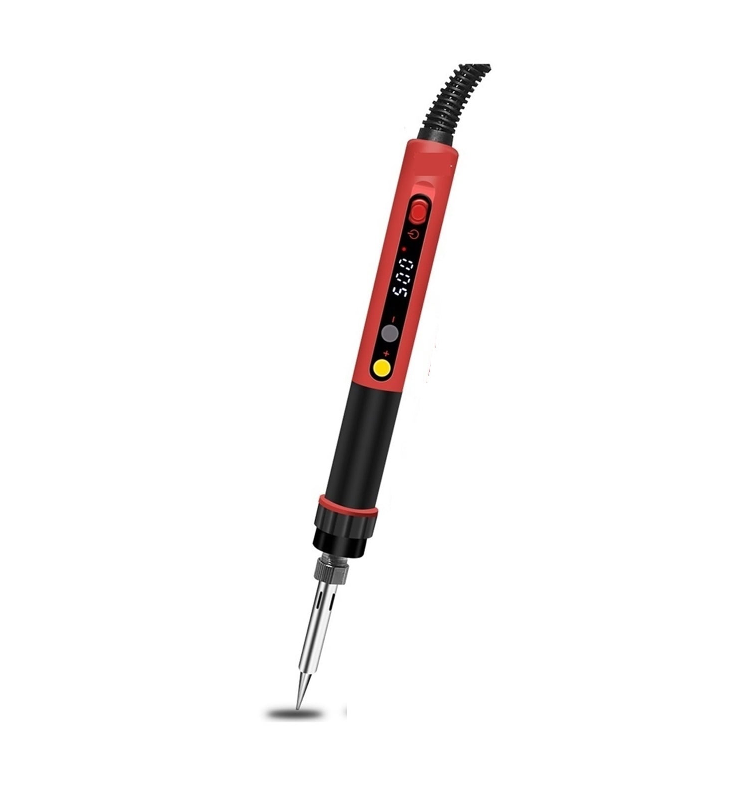 Electric Soldering Irons,Digital LCD Adjustable NC Thermostat Electric Soldering Iron, Handle Welding Repair +10 Pcs 900M Tips
