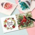 thumbnail image 5 of DIY Diamond Greeting Card Diamond Art Painting Christmas Creative Design Holiday Blessing Gift Folding Greeting Card Set (15*15cm) (With White Envelope)-Cardinal, 5 of 8